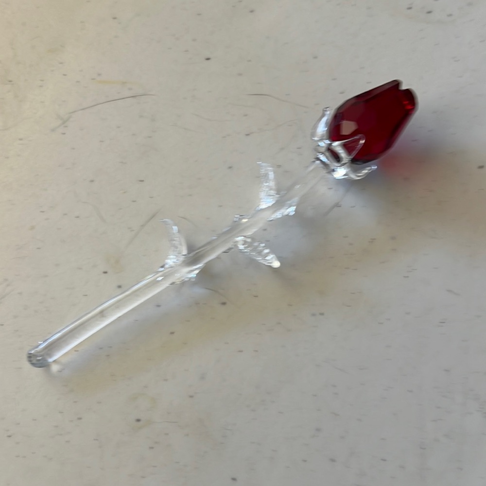 Turkish Silver Crystal Rose